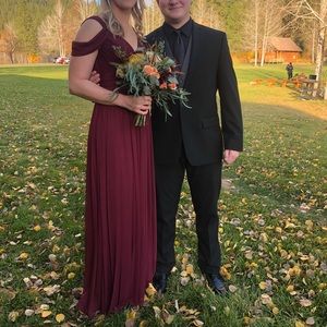 Azazie Bridesmaid Dress - Cabernet